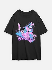 Disney Goofy Triangle Stand Out Womens Oversized T-Shirt