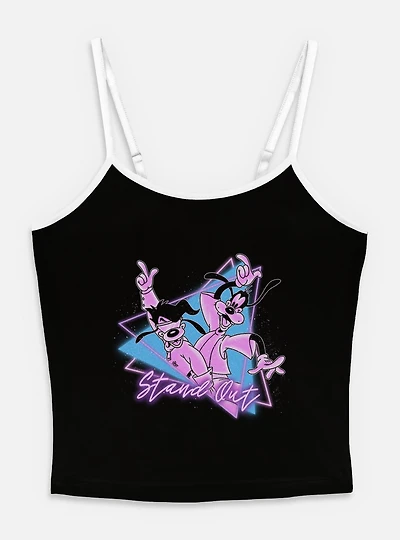 Disney Goofy Triangle Stand Out Womens Cami