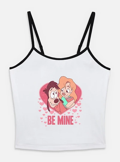 Disney Goofy Max And Rox Be Mine Womens Cami
