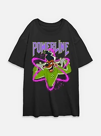 Disney Goofy I Have Power Womens Oversized T-Shirt