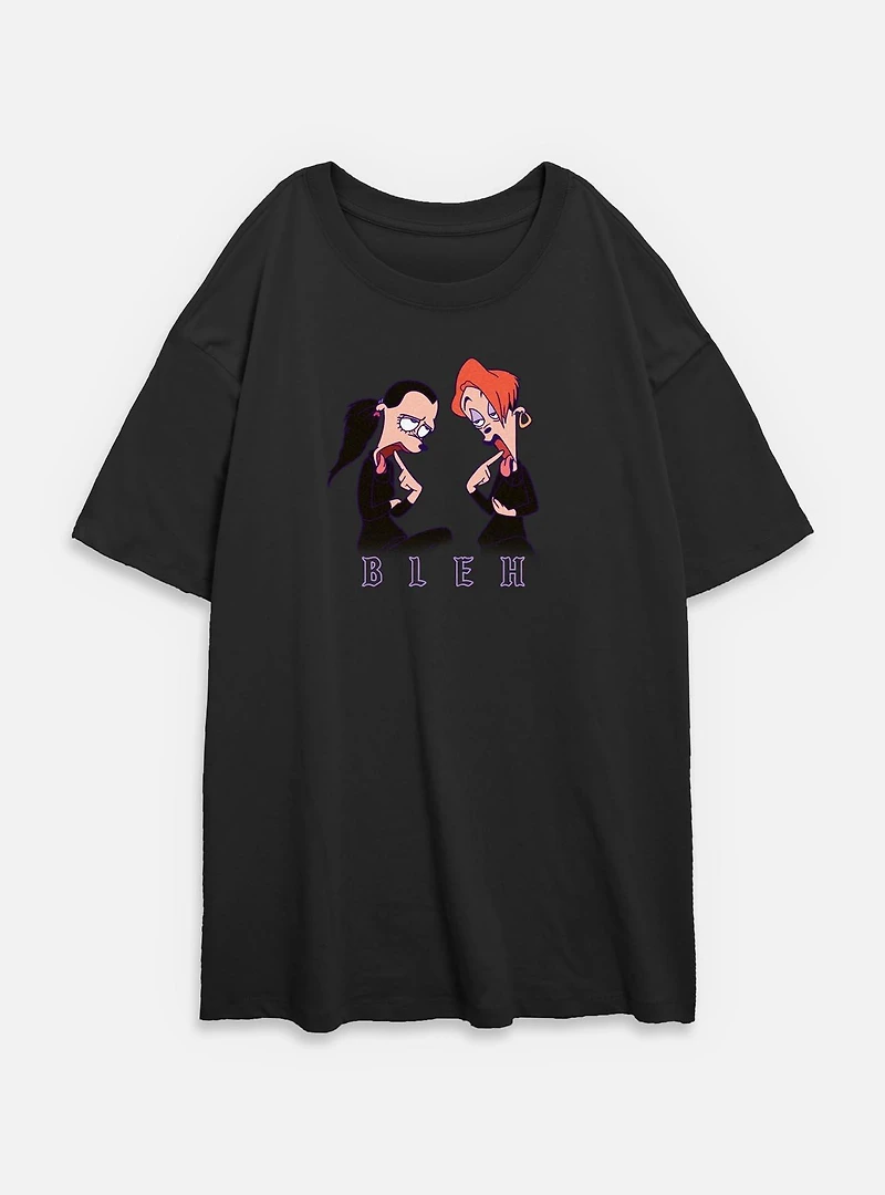 Disney Goofy Bleh Womens Oversized T-Shirt