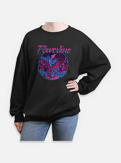 Disney Goofy Powerline Icon Womens Oversized Sweatshirt