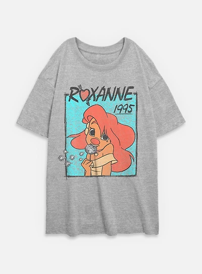 Disney Goofy Roxanne 1995 Womens Oversized T-Shirt