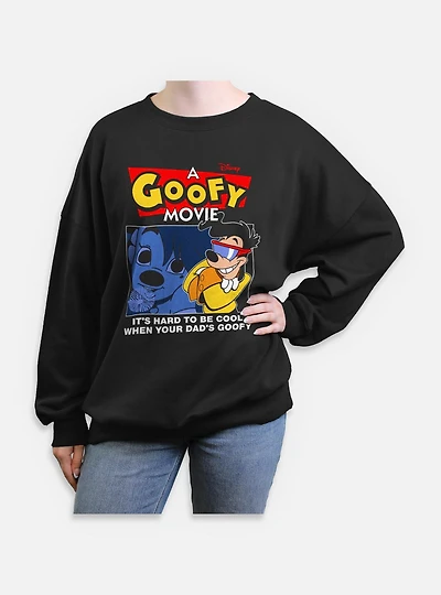 Disney Goofy Goof Ball Womens Oversized Sweatshirt