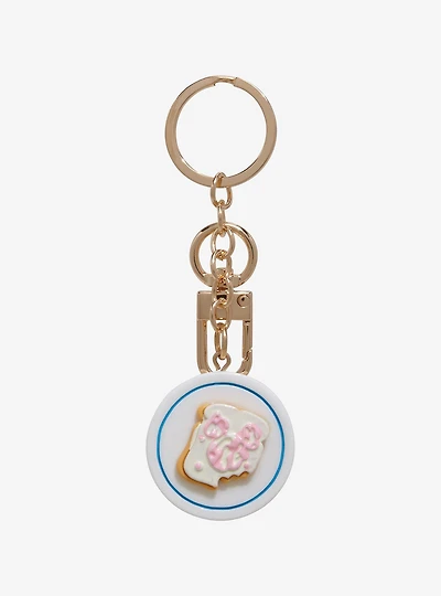 Disney Mickey Mouse Jelly Toast Keychain - BoxLunch Exclusive