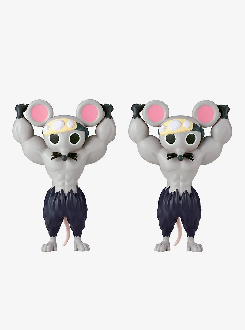Bandai Namco Demon Slayer: Kimetsu no Yaiba FigLife! Muscular Mice Figure Set
