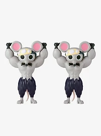 Bandai Namco Demon Slayer: Kimetsu no Yaiba FigLife! Muscular Mice Figure Set