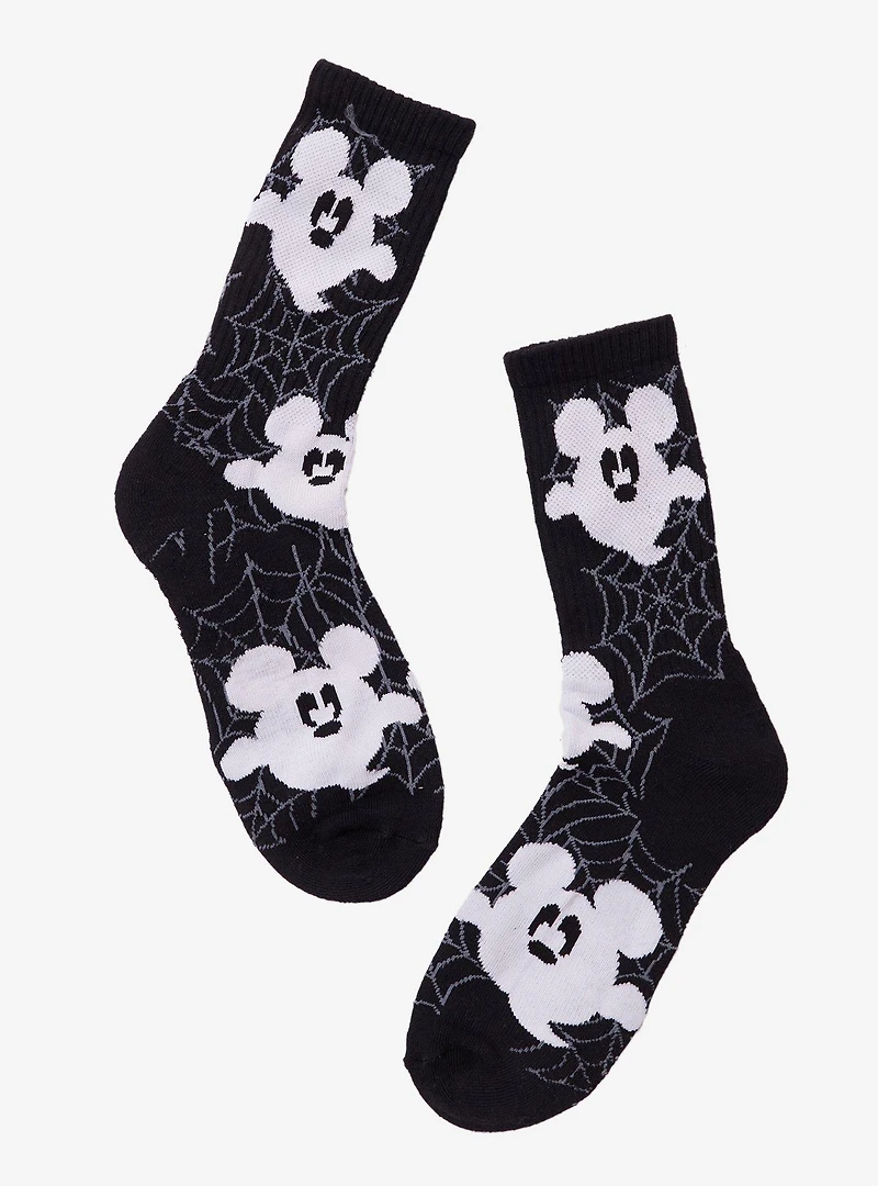 Disney Mickey Mouse Ghosts Allover Print Crew Socks — BoxLunch Exclusive