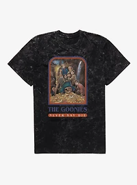 The Goonies Never Say Die Movie Poster Mineral Wash T-Shirt
