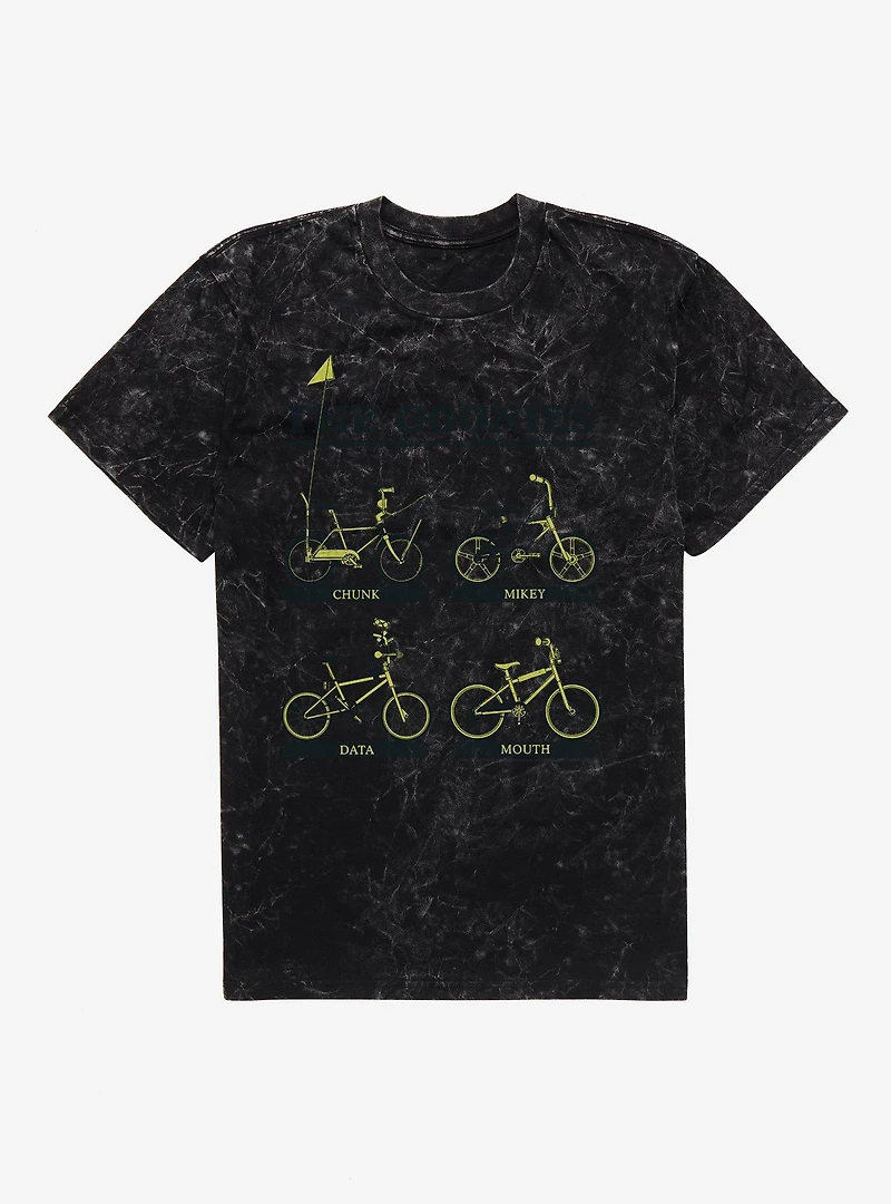 The Goonies Neon Bicycles Mineral Wash T-Shirt