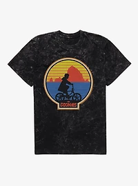 The Goonies Mikey Silhouette Sunset Mineral Wash T-Shirt