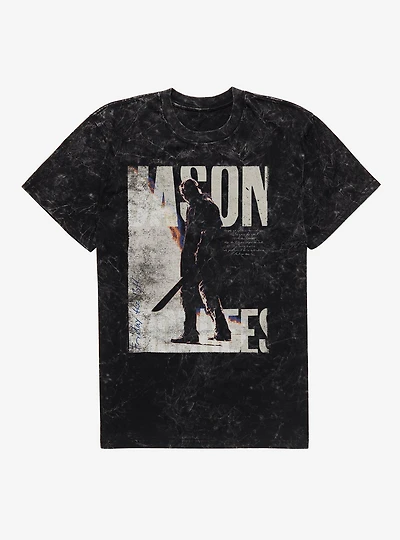 Friday The 13th Jason Vorhees Mineral Wash T-Shirt