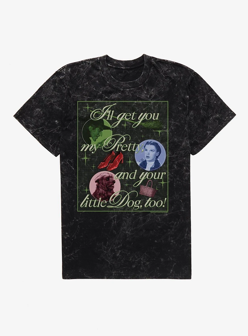 The Wizard Of Oz I'll Get You My Pretty Mineral Wash T-Shirt