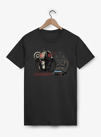 Star Wars: Andor Helmet Schematics T-Shirt