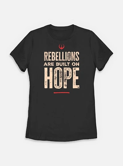 Star Wars: Andor Rebellions Are Built On Hope Womens T-Shirt