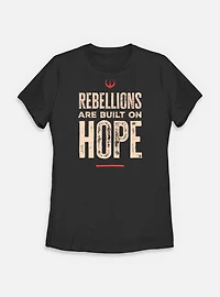 Star Wars: Andor Rebellions Are Built On Hope Womens T-Shirt