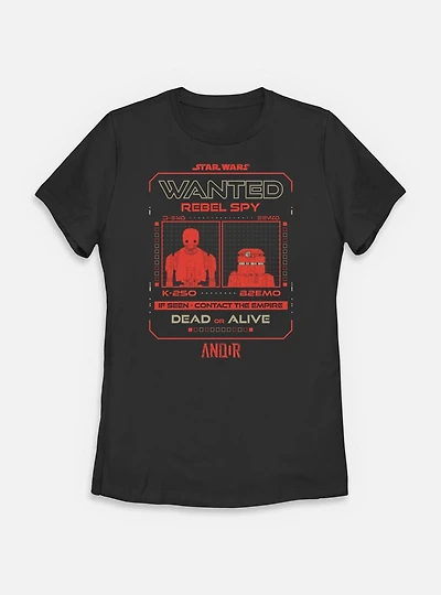 Star Wars: Andor Wanted Spy Womens T-Shirt