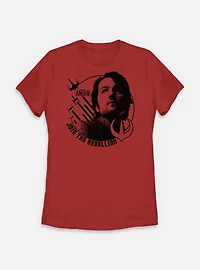 Star Wars: Andor Join The Rebelion Stamp Womens T-Shirt