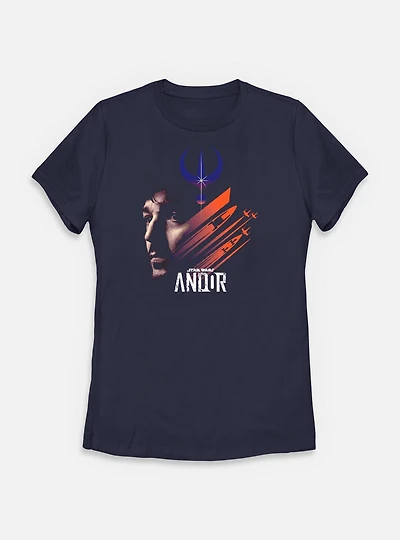 Star Wars: Andor Spaceships And Hero Womens T-Shirt