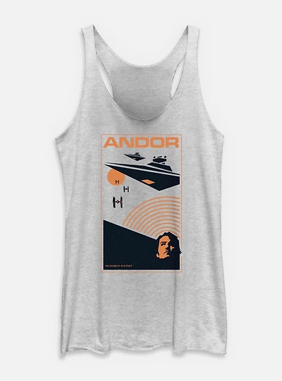 Star Wars: Andor Space Poster Womens Tank Top