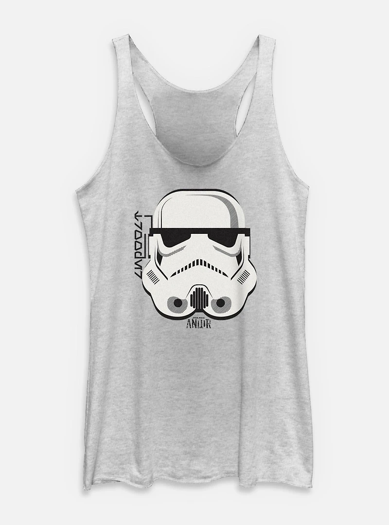 Star Wars: Andor Helmet Stormtrooper Womens Tank Top