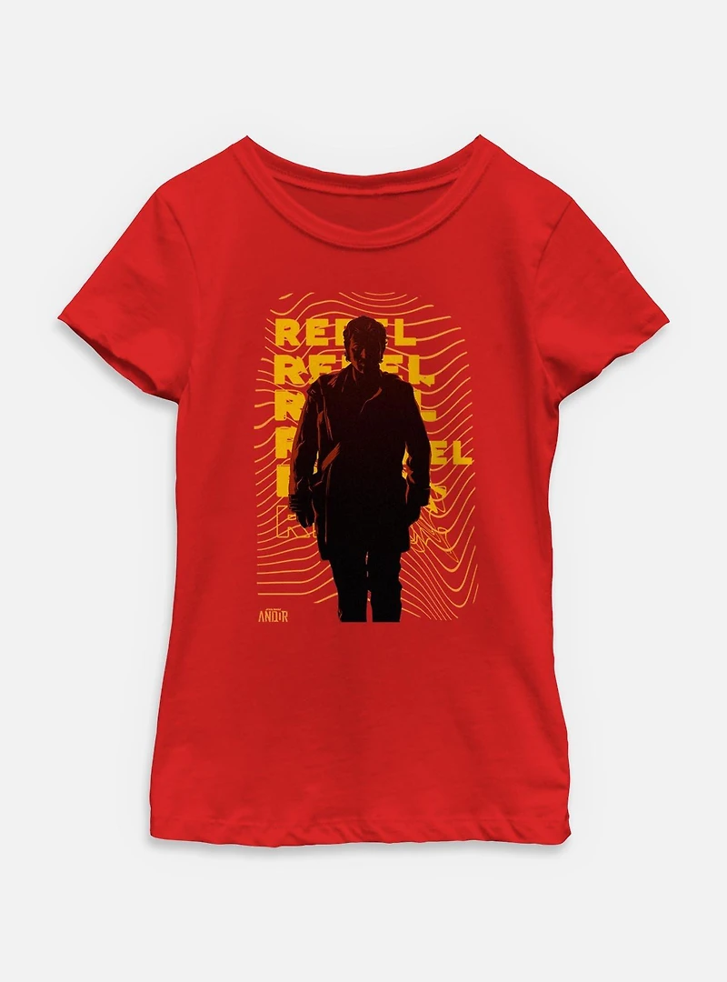 Star Wars: Andor Rebel Cassian Youth Girls T-Shirt