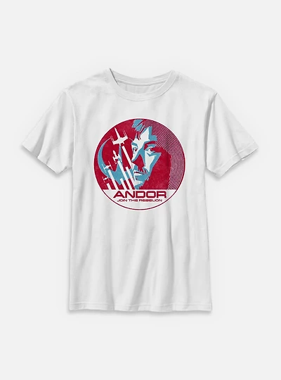 Star Wars: Andor Join The Rebelion Icon Youth T-Shirt