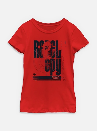 Star Wars: Andor Rebel Spy Youth Girls T-Shirt