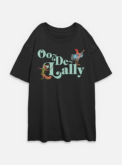 Disney Robin Hood Oo De Lally Womens Oversized T-Shirt
