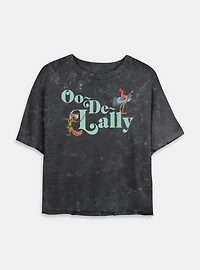 Disney Robin Hood Oo De Lally Mineral Wash Womens Crop T-Shirt