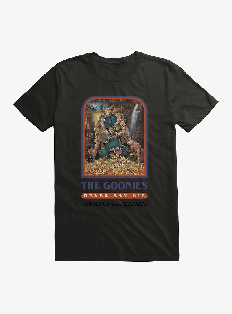 The Goonies Never Say Die Movie Poster T-Shirt