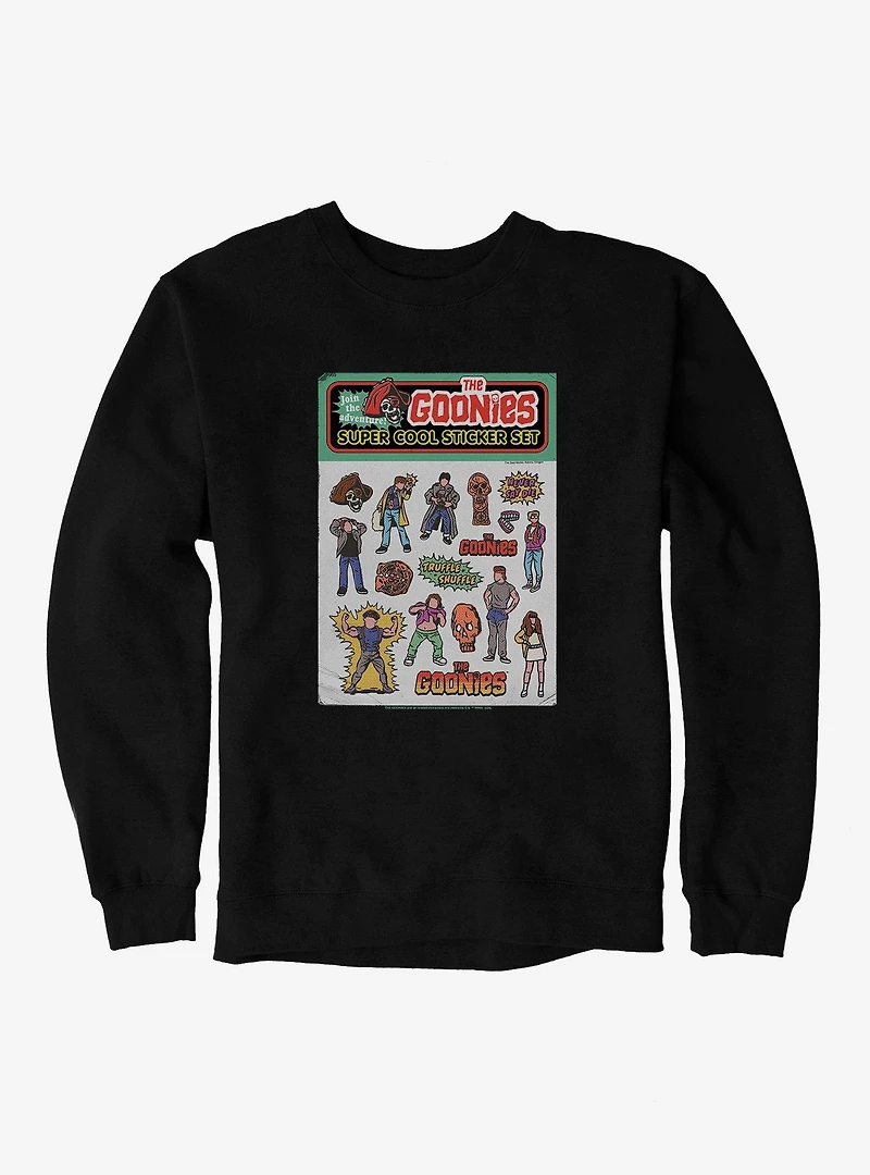 The Goonies Super Cool Sticker Set Sweatshirt