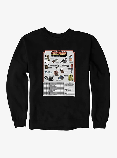 The Goonies Accessories Mail Away Order Form Sweatshirt