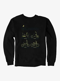 The Goonies Neon Bicycles Sweatshirt