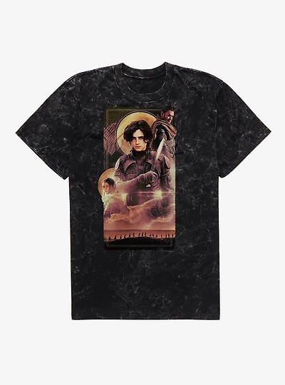Dune Movie Poster Mineral Wash T-Shirt