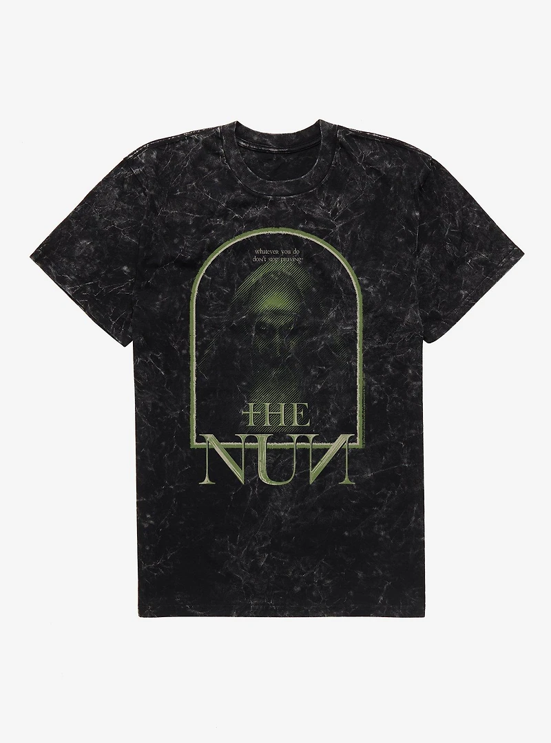 The Nun Whatever You Do Don't Stop Praying Mineral Wash T-Shirt