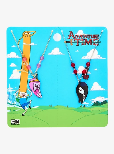 Adventure Time Princess Bubblegum & Marceline Necklace Set — BoxLunch Exclusive