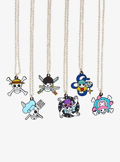 One Piece Character Jolly Rogers Blind Box Necklace - BoxLunch Exclusive