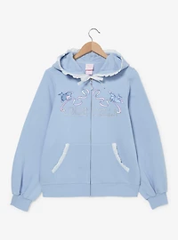 Disney Cinderella Rhinestone Title Women's Zippered Hoodie - BoxLunch Exclusive