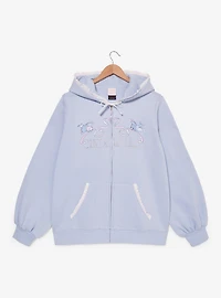 Disney Cinderella Rhinestone Title Women's Plus Zippered Hoodie - BoxLunch Exclusive