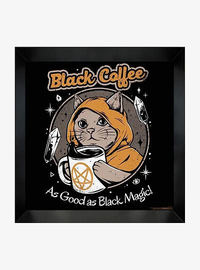 Ilustrata Black Coffee Framed Wall Art