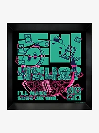 Squid Game Piggy Bank Framed Wall Art