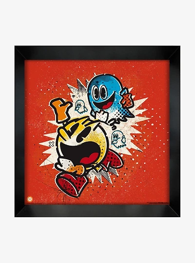Pac-Man Chased Framed Wall Art