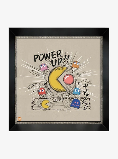 Pac-Man Power Up Framed Wall Art
