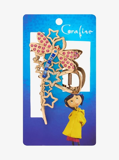 Coraline Dragonfly Rhinestone Claw Clip