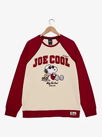 Peanuts Snoopy Joe Cool Raglan Crewneck