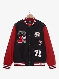 Peanuts Joe Cool Patches Varsity Jacket - BoxLunch Exclusive
