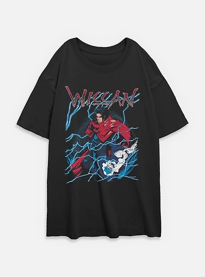 Marvel Wiccan We Get Womens Oversized T-Shirt
