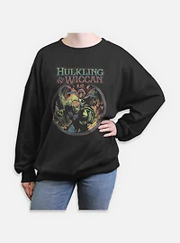 Marvel Wiccan Hey Boy Womens Oversized Sweatshirt