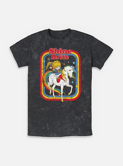 Rainbow Brite Shine Mineral Wash T-Shirt